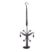 Lootkabazaar Hand Made Iron Metal Wall Hanging Decorative Candle Stand For Home Decor (SEIHCS021902)